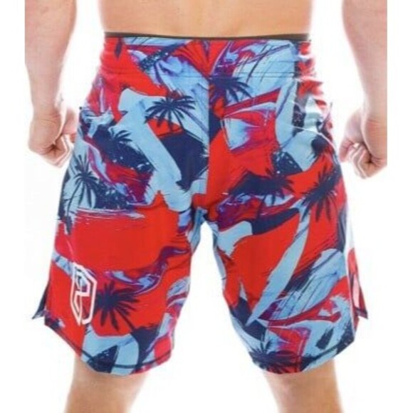 Born Primitive Shorts Size 32 Mens Athletic Stretch Pockets CrossFit 9" Miami - Picture 2 of 9